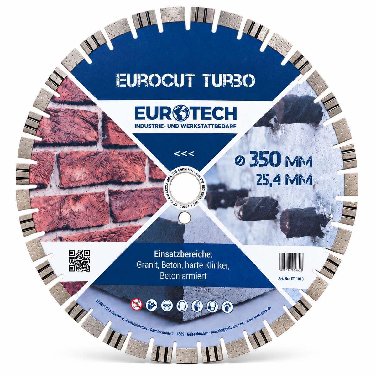 EUROCUT TURBO Diamant-Trennscheibe 350 mm