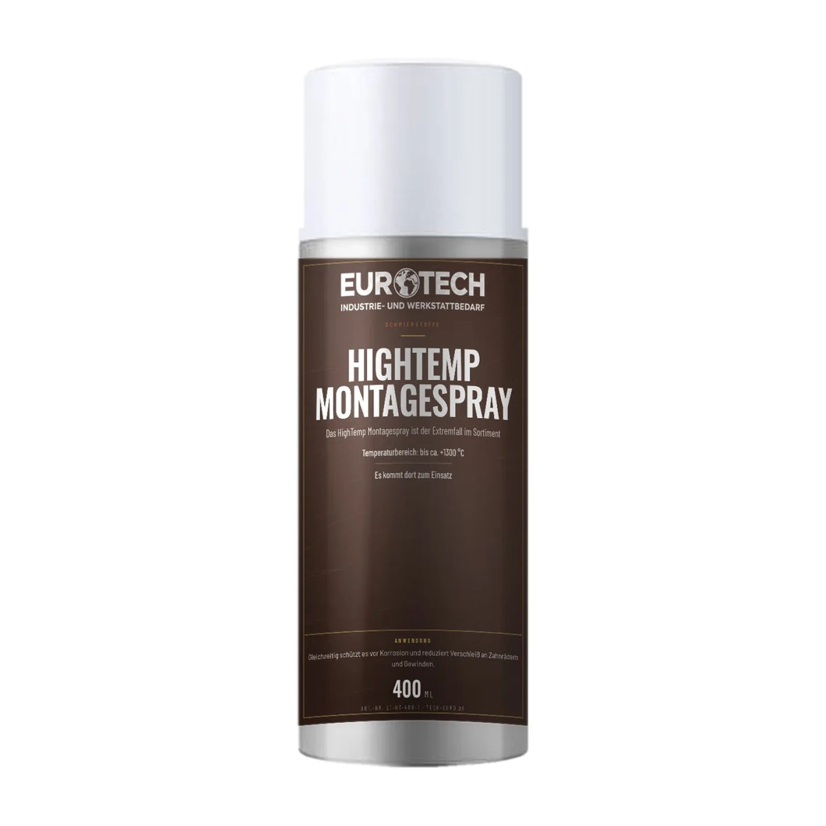 HighTemp Montagespray bis ca. 1300 °C für Schrauben an Abgasanlage und Ofen