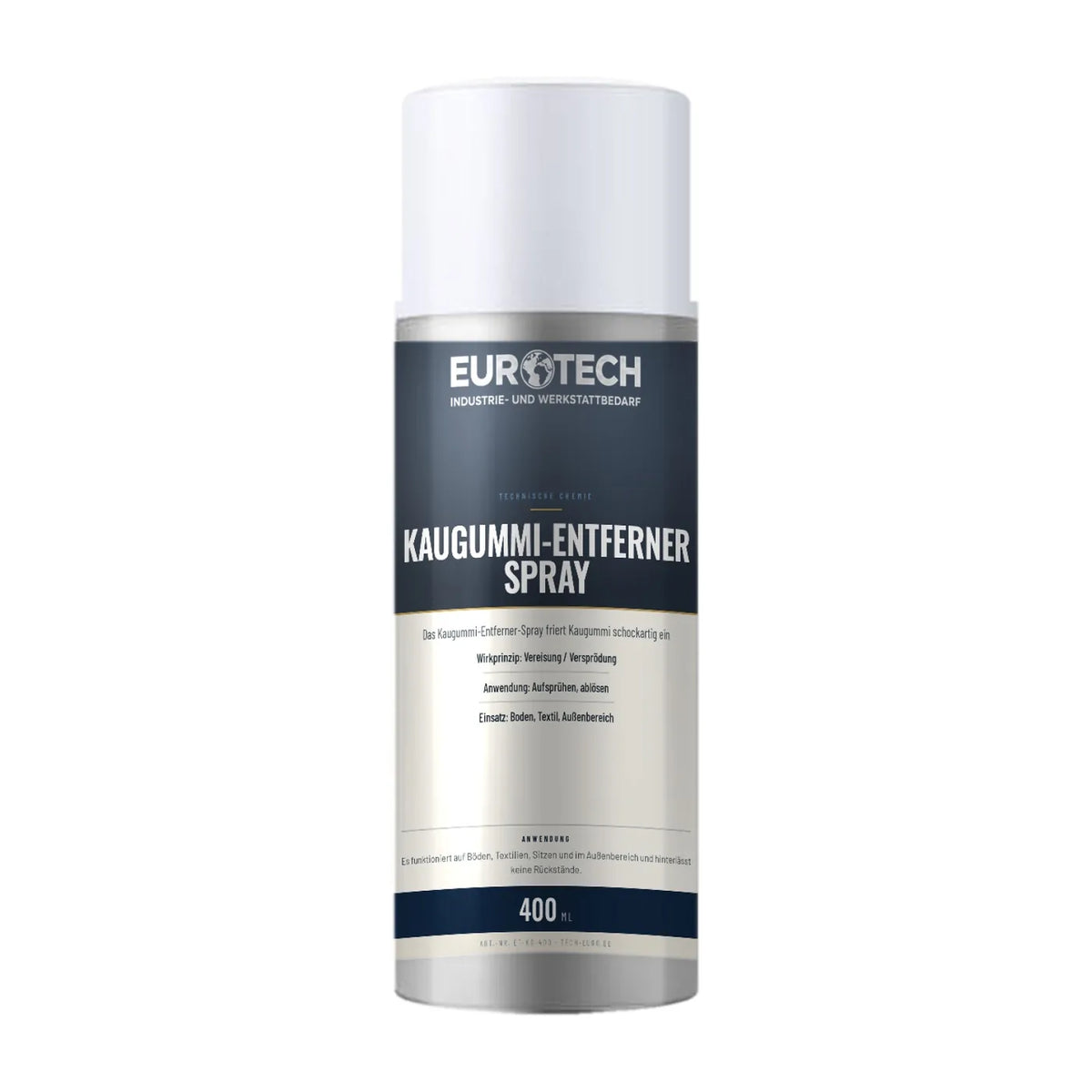 Kaugummi-Entferner Spray zum Vereisen und Entfernen von Kaugummi auf Pflaster und Teppich