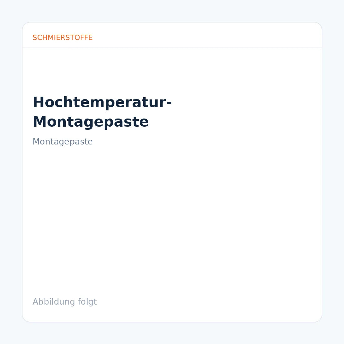 Hochtemperatur-Montagepaste gegen Festbrennen von Schrauben und Bolzen
